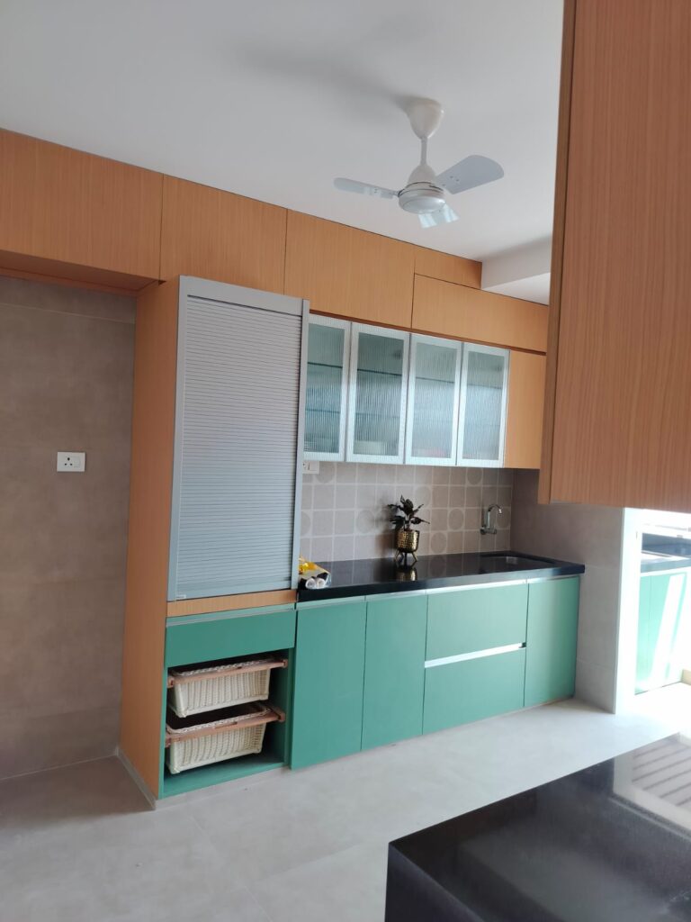 bharat furnsihing modular kitchen work